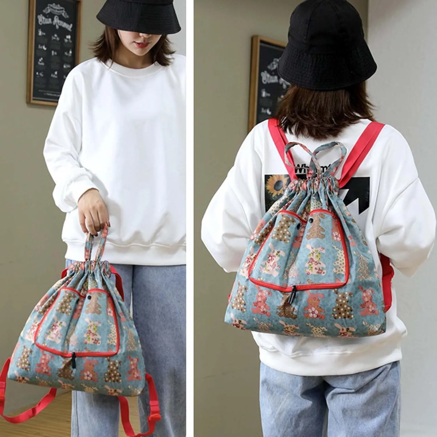 Beach Tote Bag Drawstring Seal Folding Sports Fitness Backpack Light Travel Day-Pack For Gym Outdoor Mens Beach Travel X