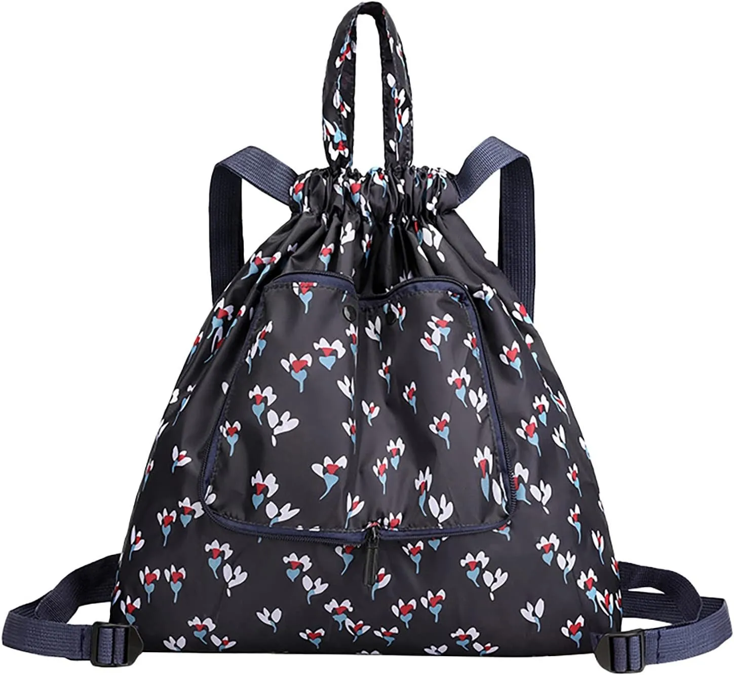 Beach Tote Bag Drawstring Seal Folding Sports Fitness Backpack Light Travel Day-Pack For Gym Outdoor Mens Beach Travel Y
