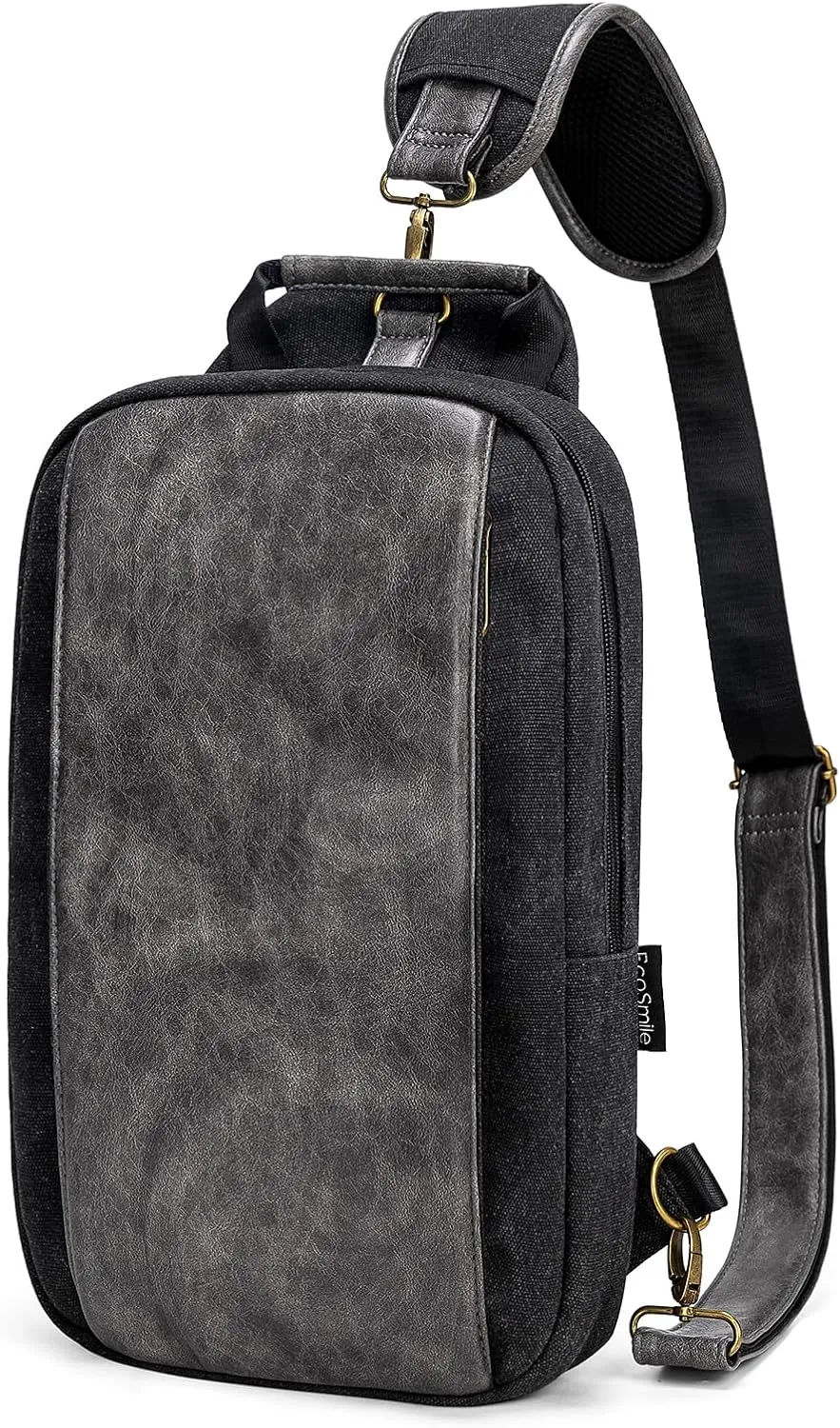 Canvas Messenger Bag Sling Bag Crossbody Shoulder Bag for Men Women Travel Work Satchel Bags