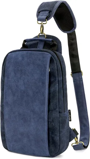 Canvas Messenger Bag Sling Bag Crossbody Shoulder Bag for Men Women Travel Work Satchel Bags