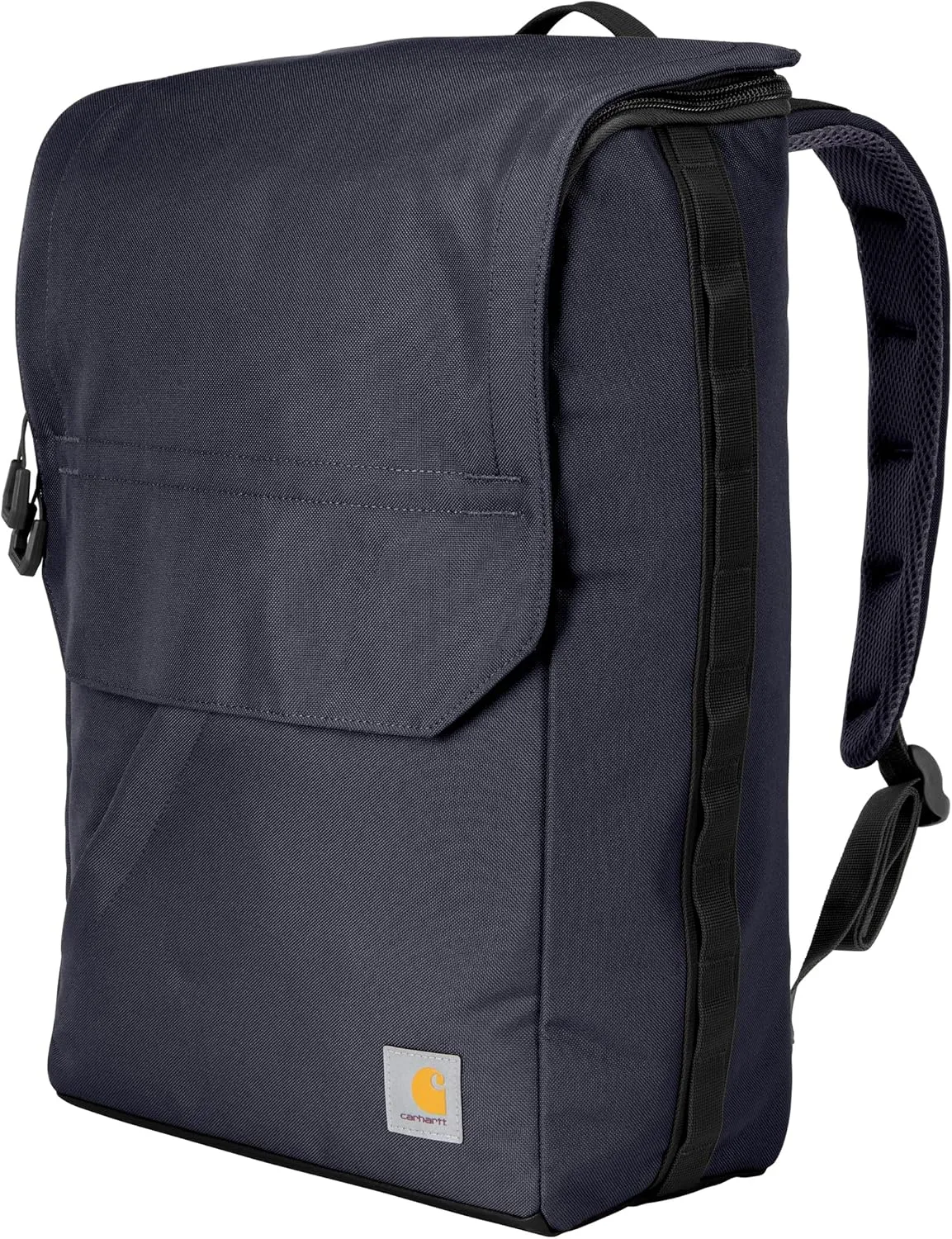 Carhartt 21L Top-Load Backpack, Durable Water Resistant Coated Canvas Base W/ 17" Laptop Sleeve, Bluestone, One Size