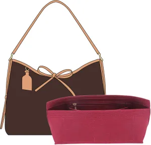 Carryall PM Organizer Insert, Tote Bag Organizer Insert Compatible with Lv Carryall, Premium Felt Purse Linner Organizer, Bag Inner for Lv Luxury Handbag & Tote Shaper(PM, Beige)