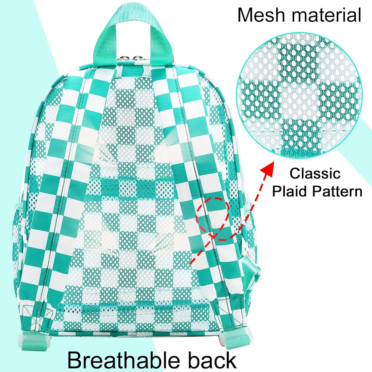 Clear Mini Backpack for Stadium Events 12x12x6 Small Transparent Backpacks Plastic See Through Clear Bag for Concerts Work Festival Security Travel