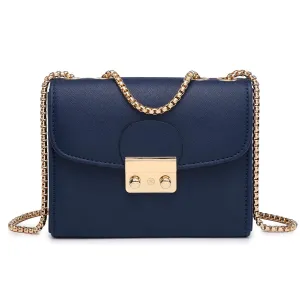 Dasein Women Small Crossbody Bag Designer Evening Bag Clutch Purse Handbag for Wedding/Prom/Party with Double Chain Strap