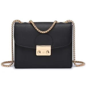 Dasein Women Small Crossbody Bag Designer Evening Bag Clutch Purse Handbag for Wedding/Prom/Party with Double Chain Strap