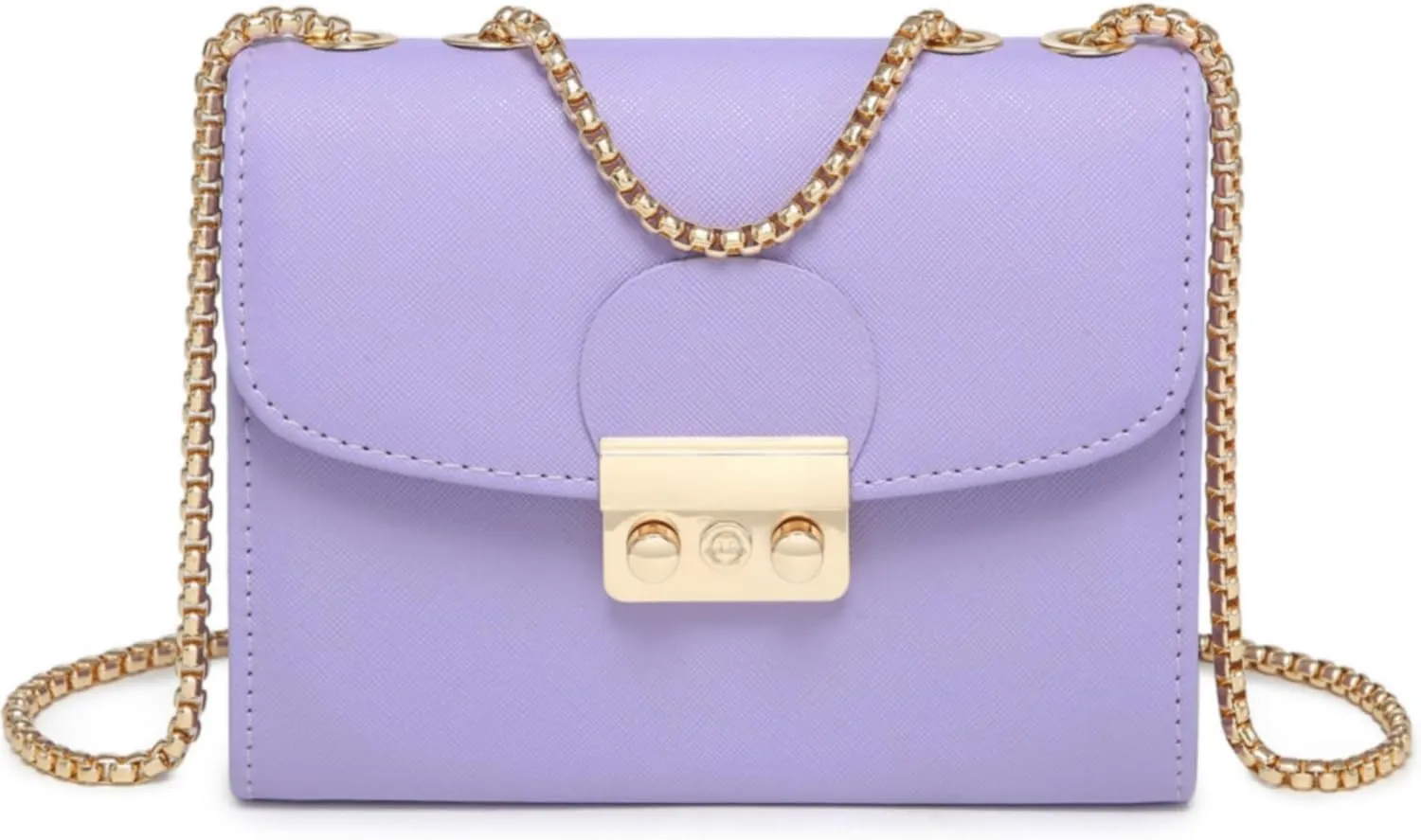 Dasein Women Small Crossbody Bag Designer Evening Bag Clutch Purse Handbag for Wedding/Prom/Party with Double Chain Strap