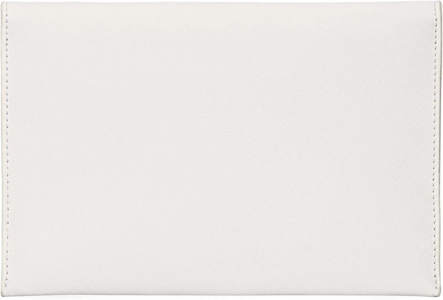 Dexmay Women Envelope Clutch Handbag Medium Saffiano Leather Foldover Clutch Purse