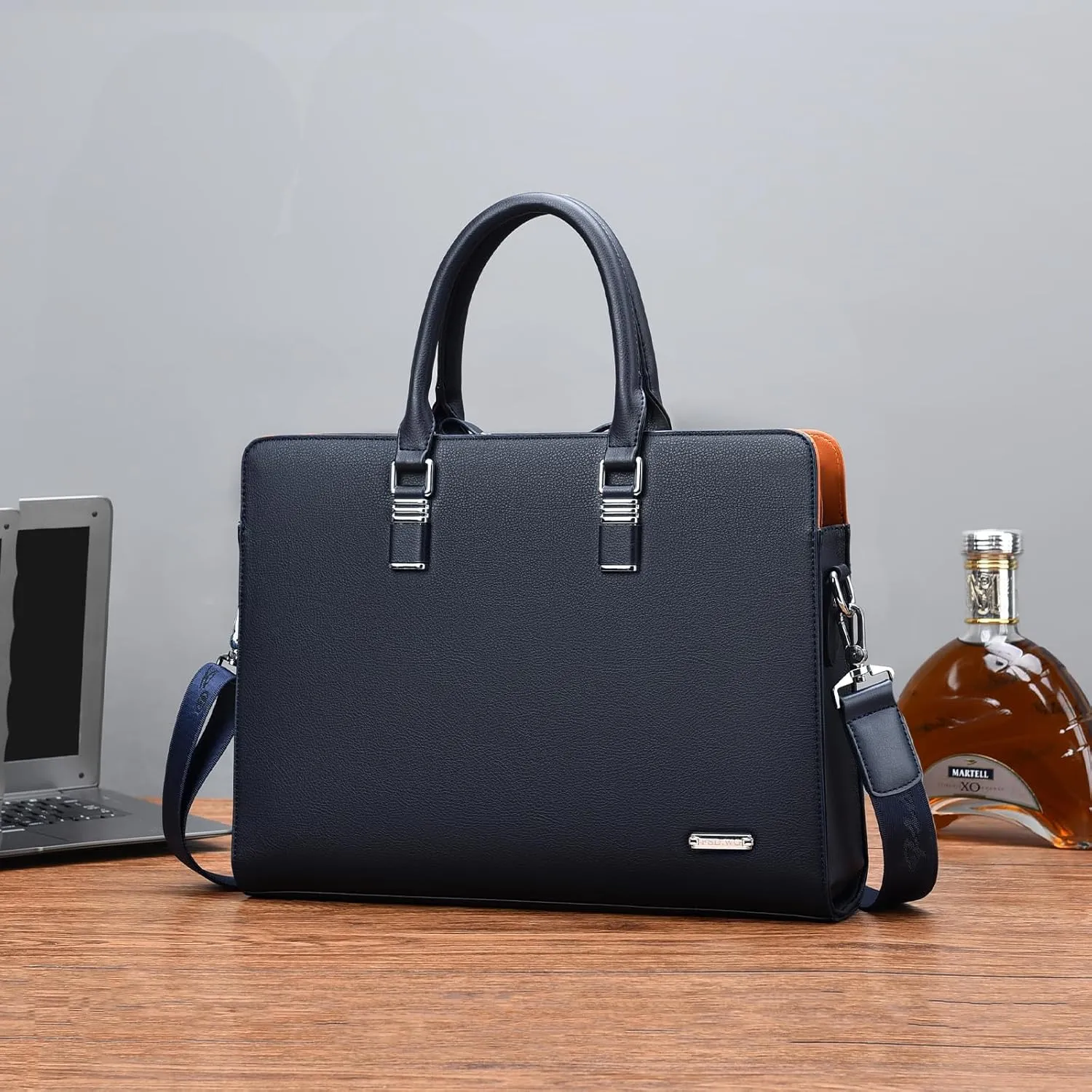 FSD.WG]Business Bag Leather Briefcase Shoulder Laptop Business Bag for Men