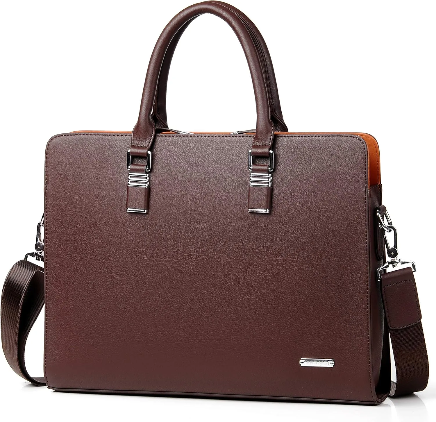 FSD.WG]Business Bag Leather Briefcase Shoulder Laptop Business Bag for Men