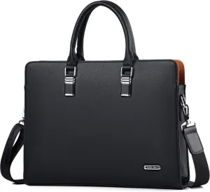 FSD.WG]Business Bag Leather Briefcase Shoulder Laptop Business Bag for Men