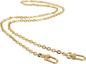 Mini Copper Purse Chain Strap bag chain Strap Purse Straps Shoulder Cross Body Replacement Straps with Metal Buckles