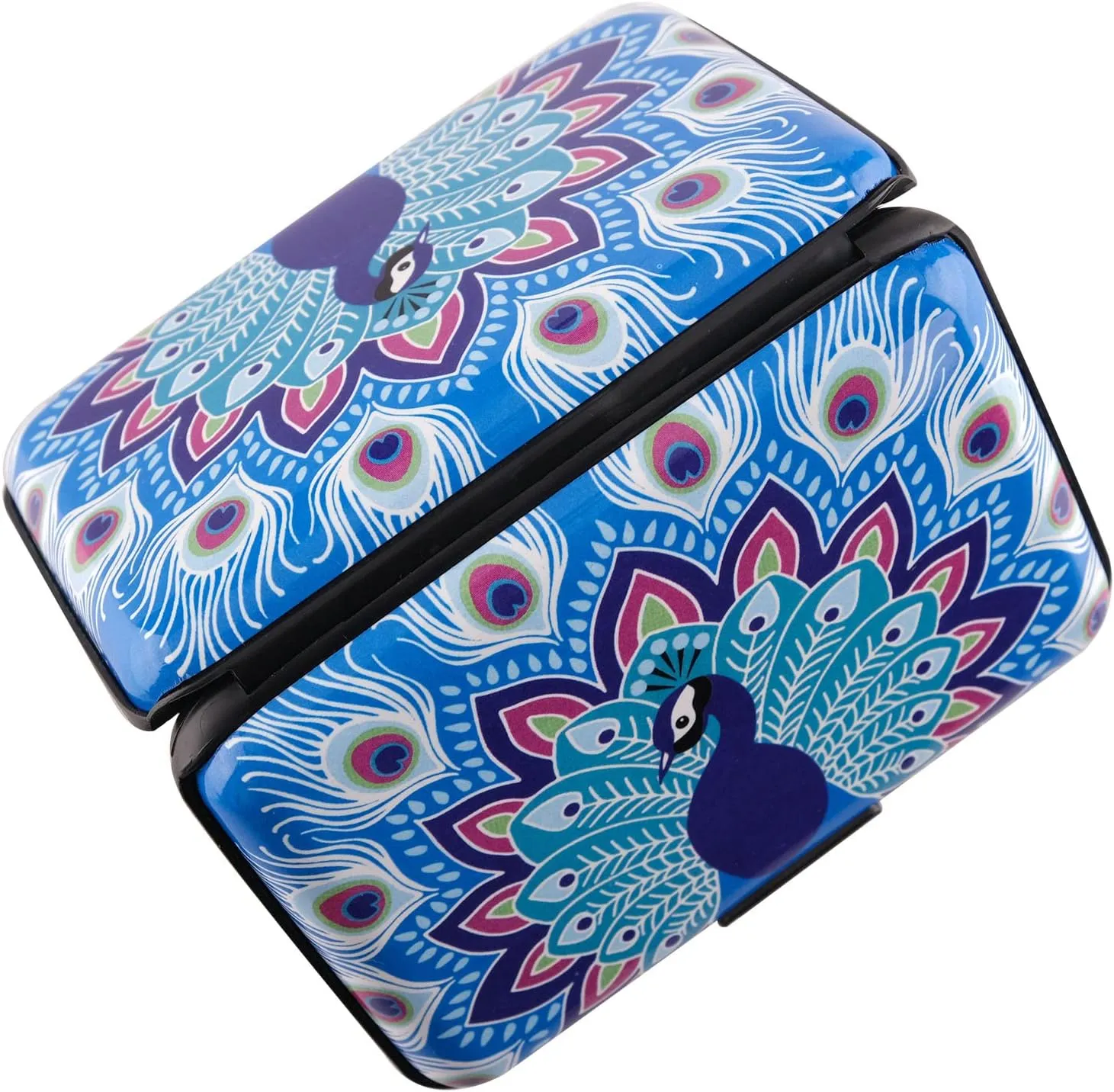 Mini RFID Aluminum Wallet Slim Credit Card Case Business Cards Wallet Metal ID Case Credit Cards Holder for Women Men