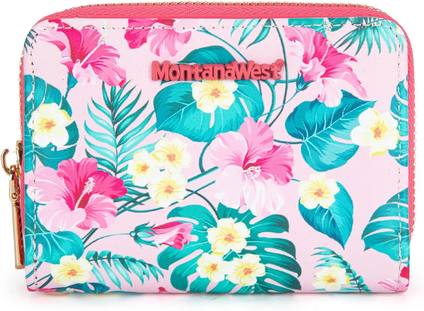 Montana West Small Floral Wallet for Women Female Ladies with a Detachable Wristlet Women's Wallet with Rfid Blocking Lining Minimalist Lightweight & Easy to Carry