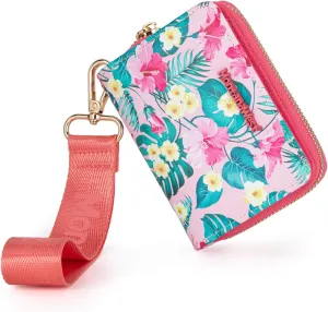 Montana West Small Floral Wallet for Women Female Ladies with a Detachable Wristlet Women's Wallet with Rfid Blocking Lining Minimalist Lightweight & Easy to Carry