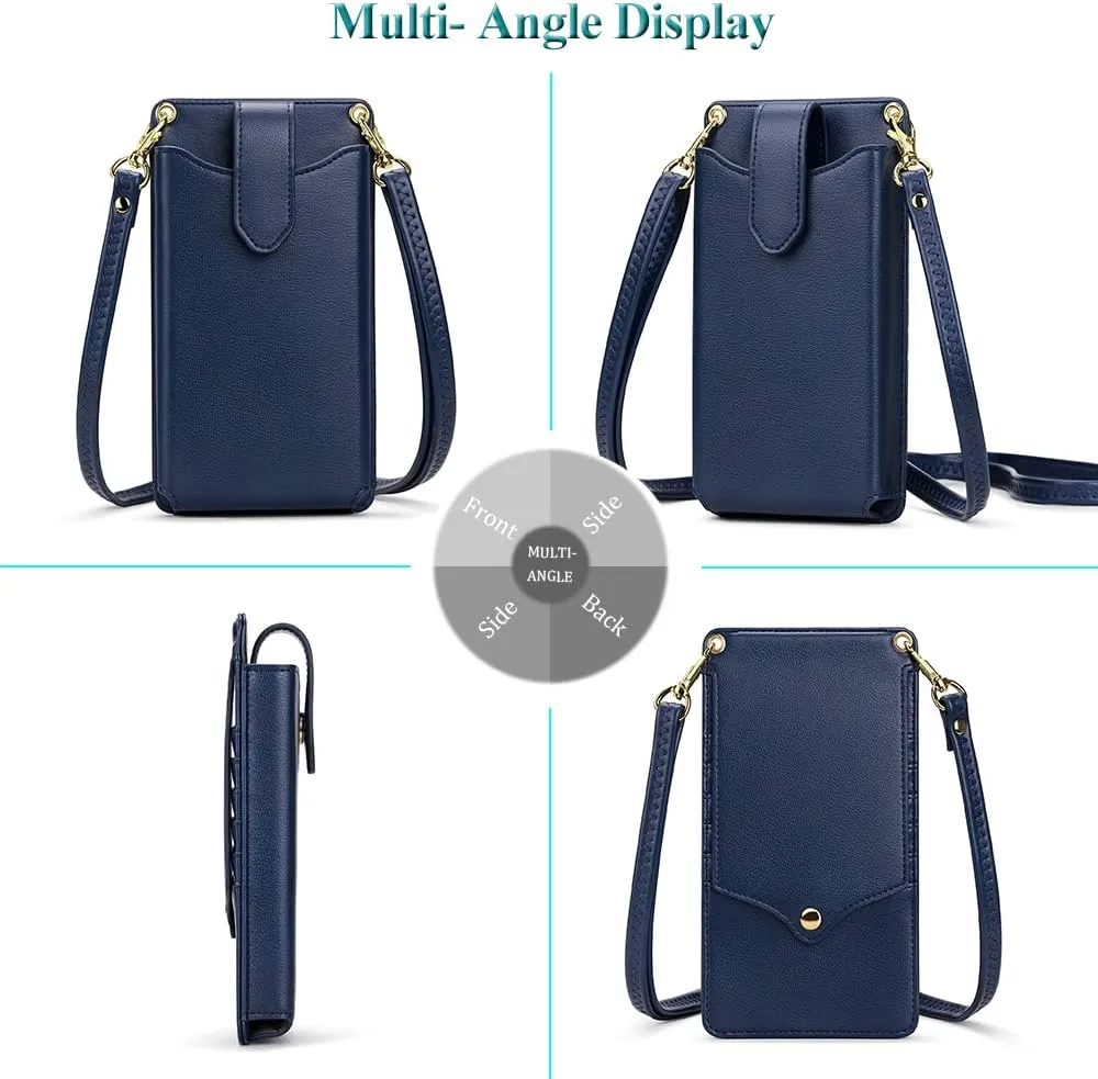 Peacocktion Small Crossbody Cell Phone Purse for Women, Lightweight Mini Small Crossbody Bags for Women with Card Slots