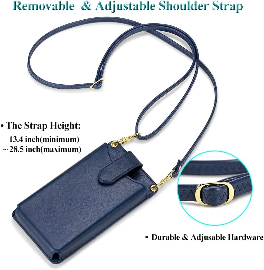 Peacocktion Small Crossbody Cell Phone Purse for Women, Lightweight Mini Small Crossbody Bags for Women with Card Slots