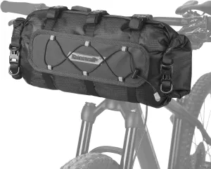 Rhinowalk Bike Handlebar Bag Waterproof Dry Bag 12L Bicycle Front Roll Bag Large Capacity Storage Bag Shoulder Bag for Bikepacking