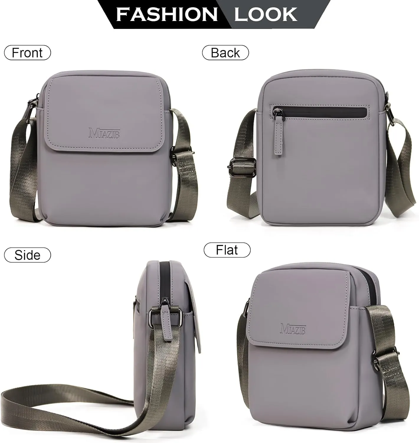 Small Crossbody Bag for Men & Women Messenger Shoulder Bags Crossbody Satchel Bag Men's Side Bags Over the Shoulder