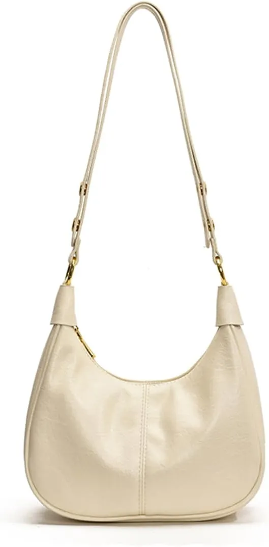 Small Hobo Bags for Women Crescent Retro Tote Handbags PU Leather Shoulder Bag 2025