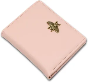 Small Women Wallet RFID Blocking Bifold Pocket Wallet Slim Compact Ladies Purse Mini Wallets For Women (Pink)