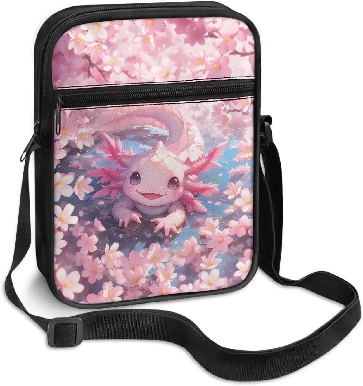 Suobstales Shoulder Bag Crossbody Bag for Women Men Small Messenger Bag Casual Handbag with Adjustable Strap for Work Cycling