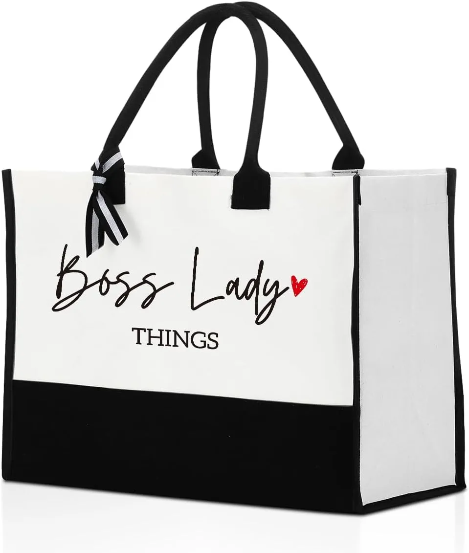Tote Bag Appreciation Gifts for Women Reusable Grocery Bags With Handles
