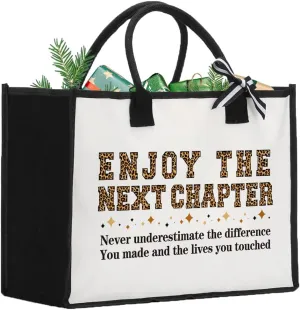 Tote Bag Appreciation Gifts for Women Reusable Grocery Bags With Handles
