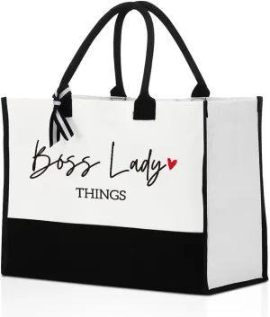 Tote Bag Appreciation Gifts for Women Reusable Grocery Bags With Handles