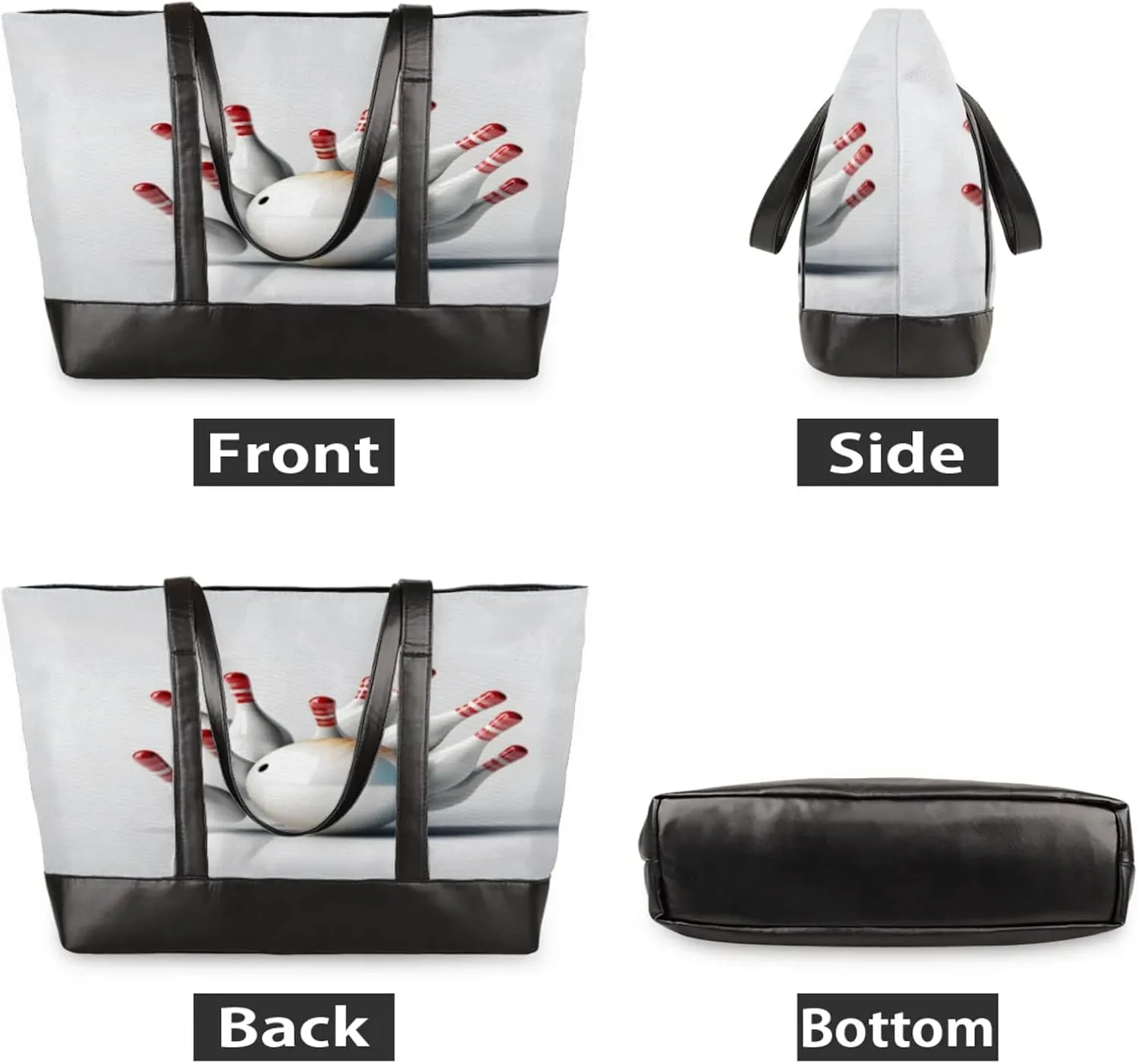Tote Bag for Women with Zipper, Laptop Tote Bags Laptop Sleeve Case Shoulder Bag Messenger Bags