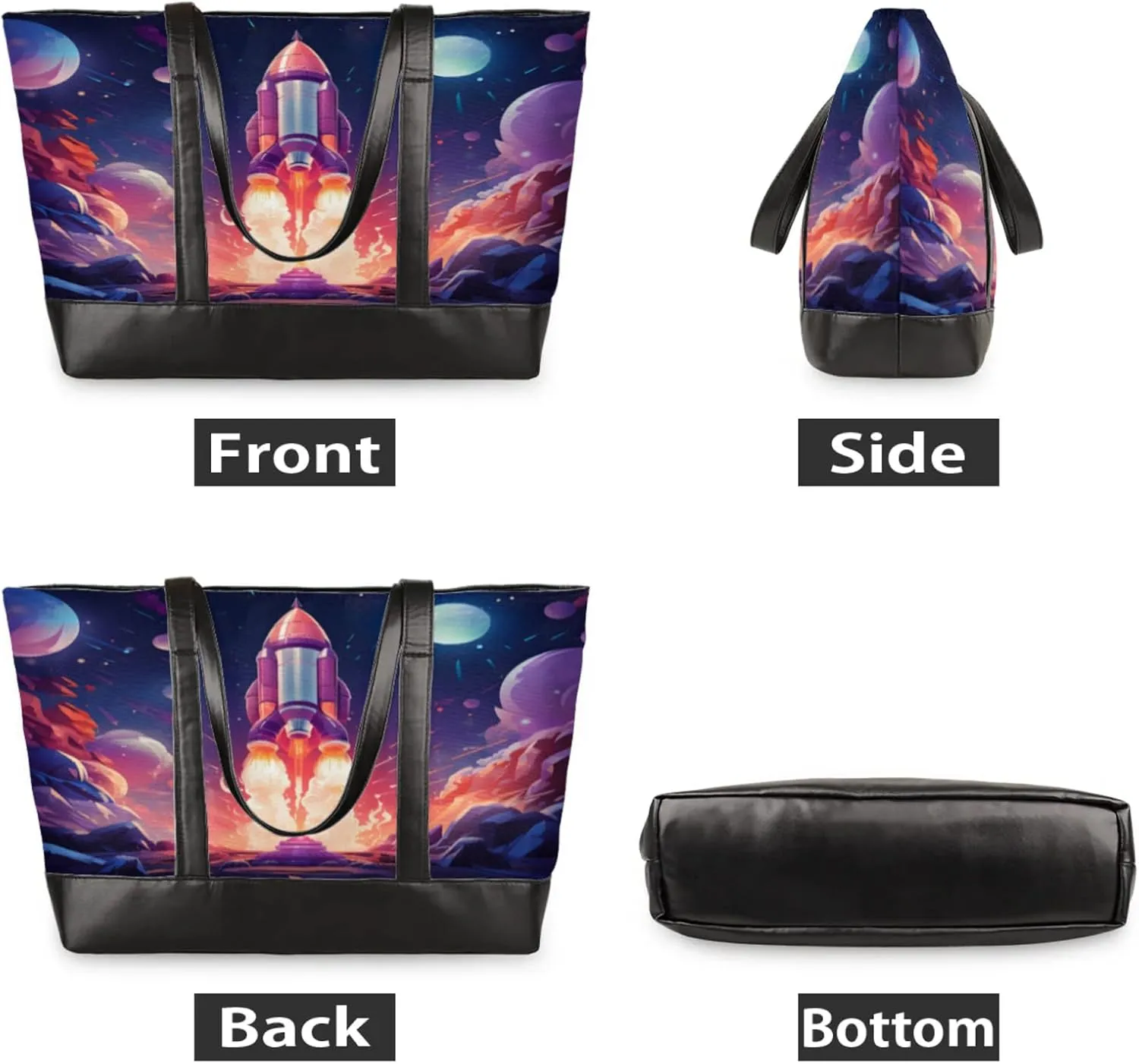 Tote Bag for Women with Zipper, Laptop Tote Bags Laptop Sleeve Case Shoulder Bag Messenger Bags
