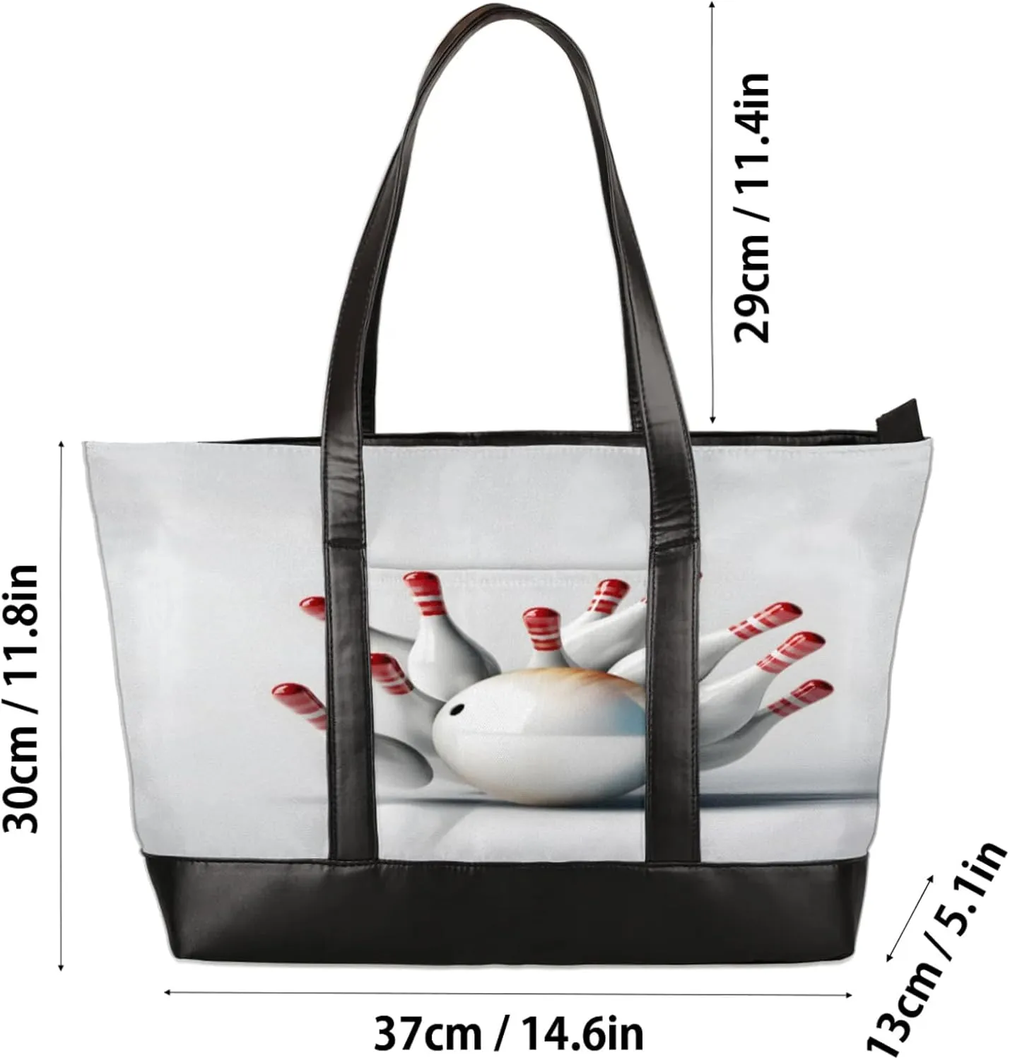 Tote Bag for Women with Zipper, Laptop Tote Bags Laptop Sleeve Case Shoulder Bag Messenger Bags