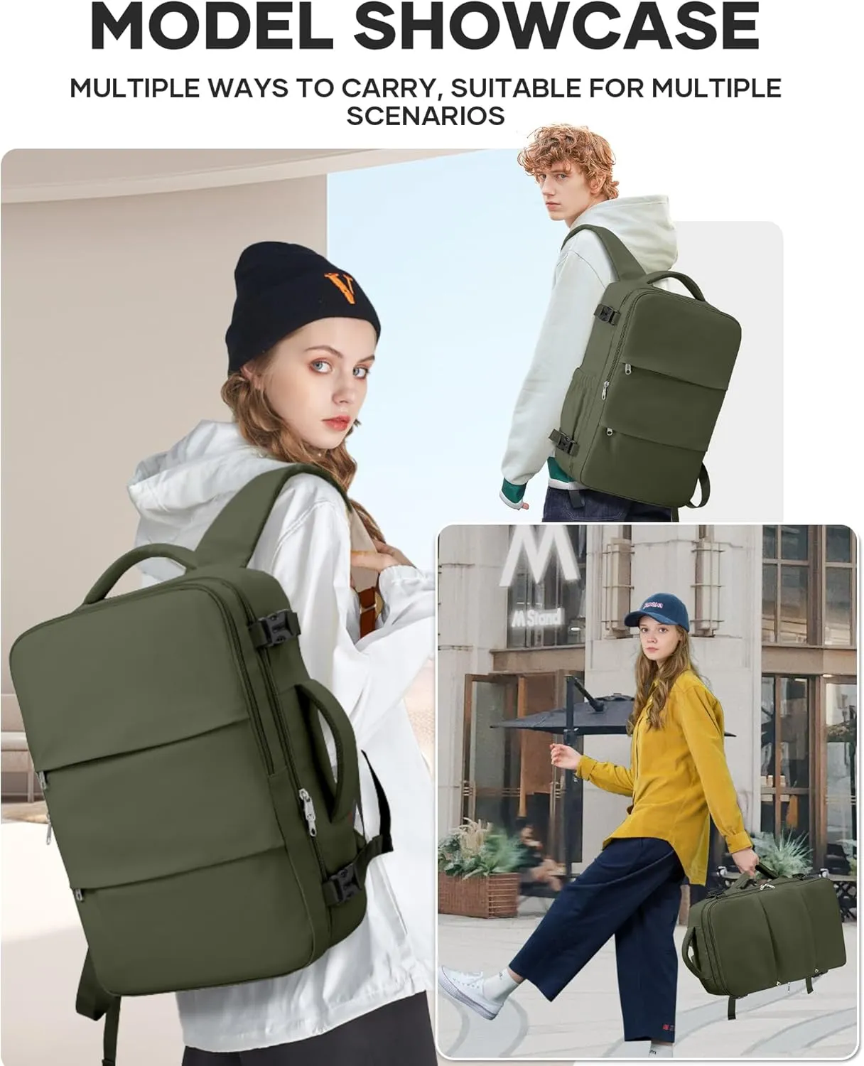 Travel Backpack For Women Men Carry On Backpack For Traveling On Airplanes Personal Item Travel Bag laptop backpacks
