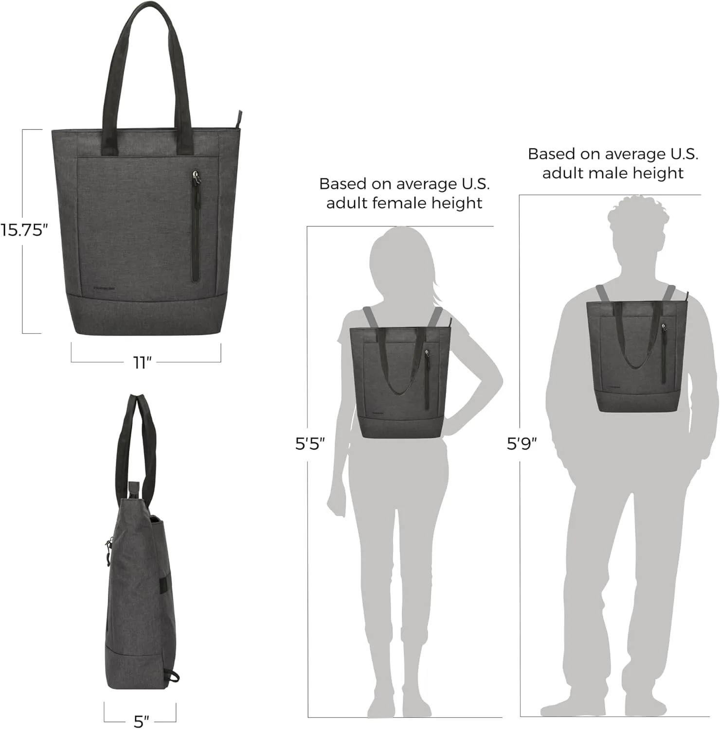 Travelon Anti Theft Urban Convertible Backpack/Tote