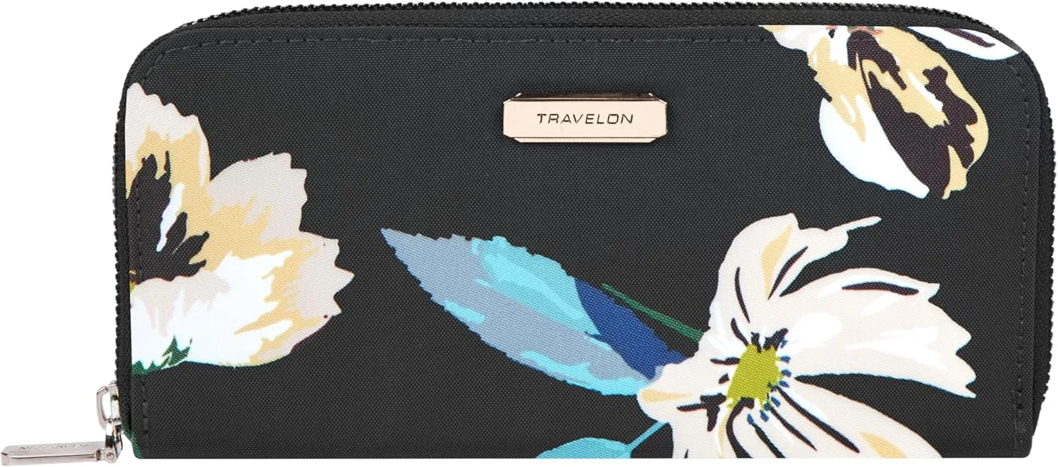 Travelon RFID Blocking Single Zip Wallet