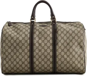 Women's Pre-Loved Gucci 2-Way Boston Bag, GG Supreme Canvas