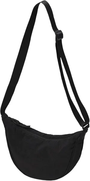Women's Retro Small Size Canvas Shoulder Bag Hippie Boho Crossbody Handbag Hobo, Silver