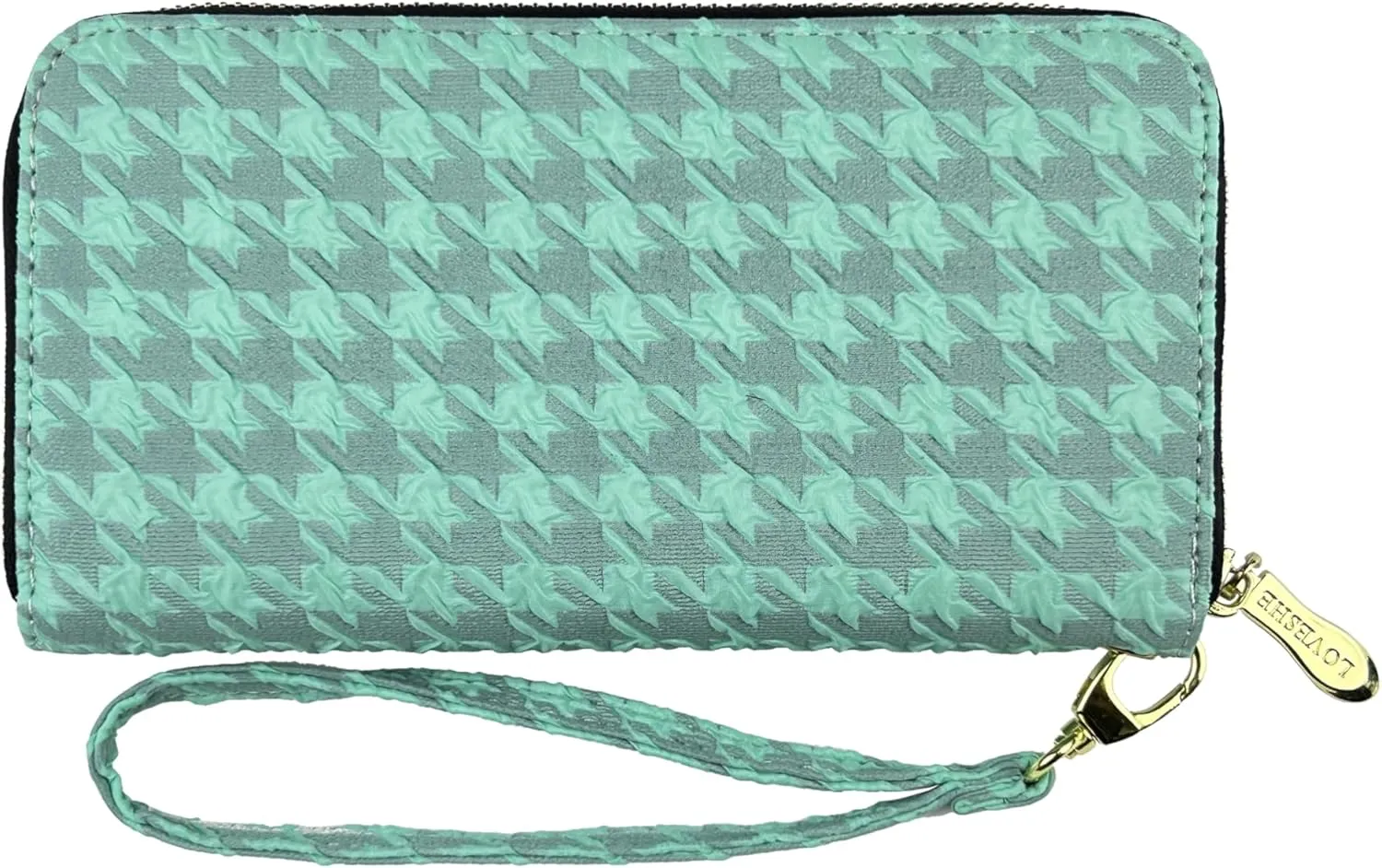 Women's Wallet Credit Card Clutch Wristlet Clutch Wallet Zipper Wallet For Women(B-Green)